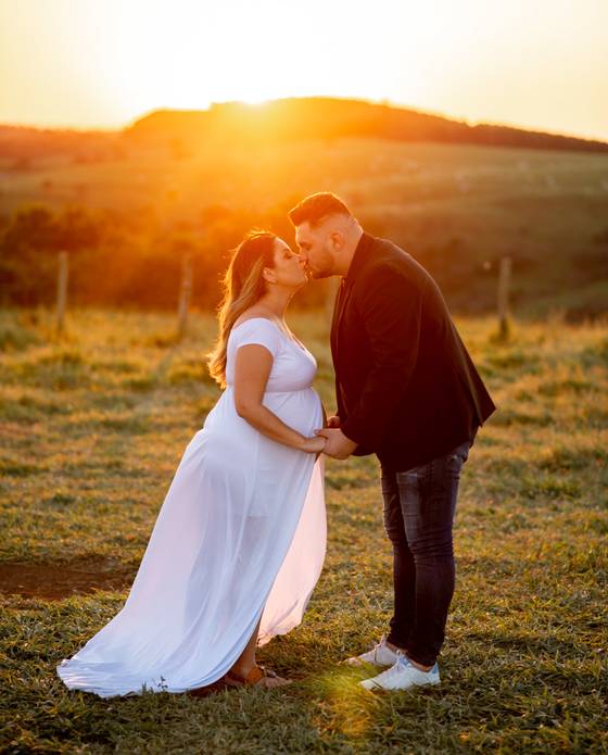 Gestante  de Anderson e Luciene 