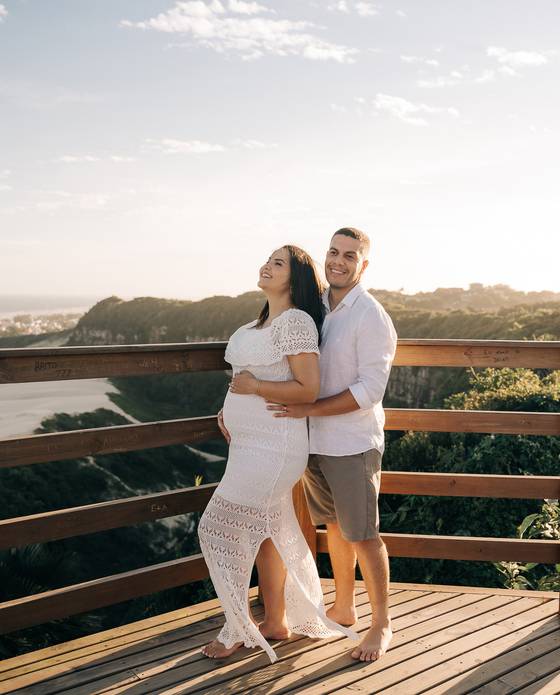 Ensaio de Gestante de A Espera da Maitê