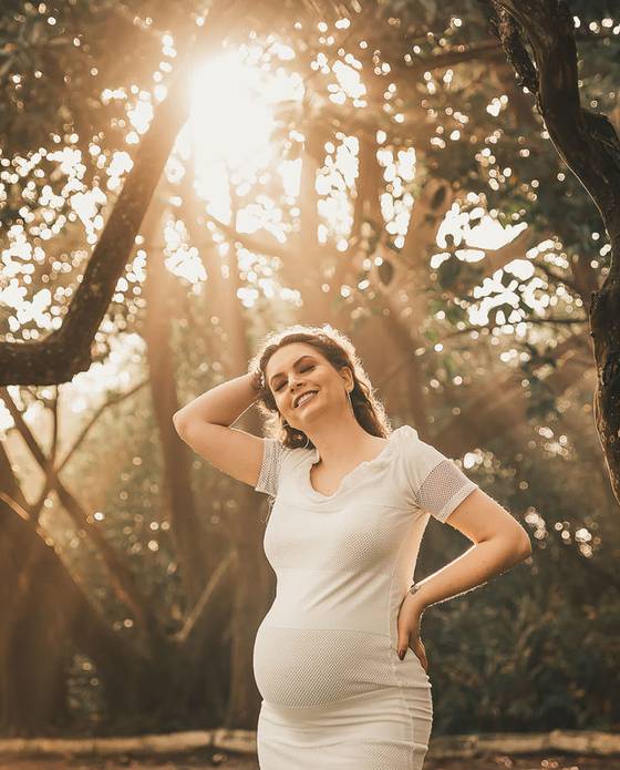 Ensaio de Gestante de A Espera da Cecília