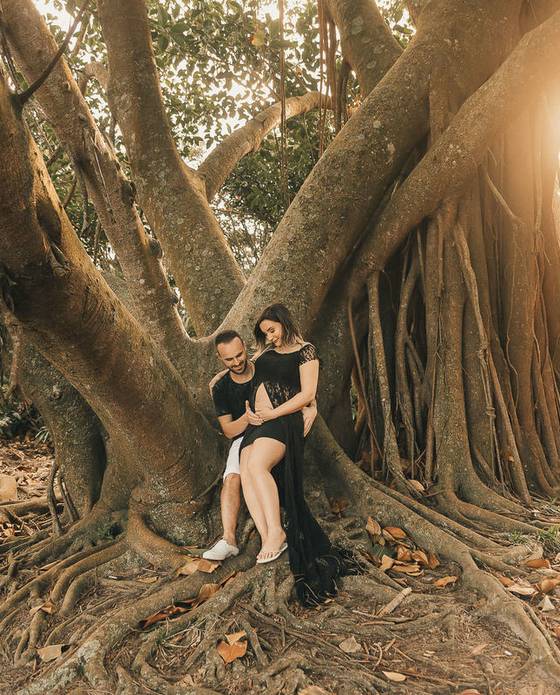 Ensaio de Gestante de A Espera do Ravi