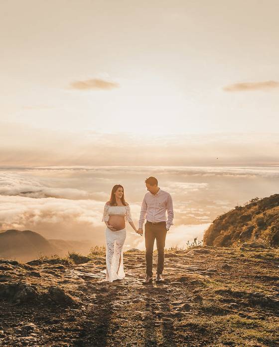 Ensaio de Gestante de A Espera do Levi