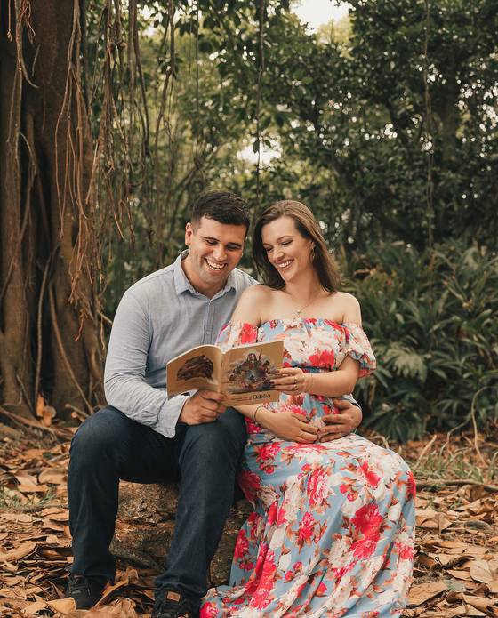 Ensaio de Gestante de A Espera do Benjamim