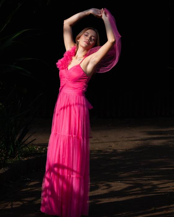 Fotografia de moda de  Ensaios externos de moda no Parque Flamboyant em Goiânia