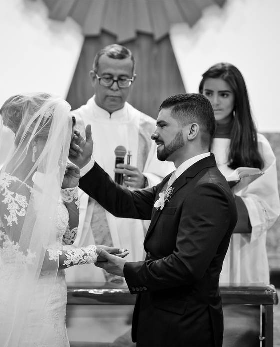 Weddings of Tatiane + Robson (Black & White)