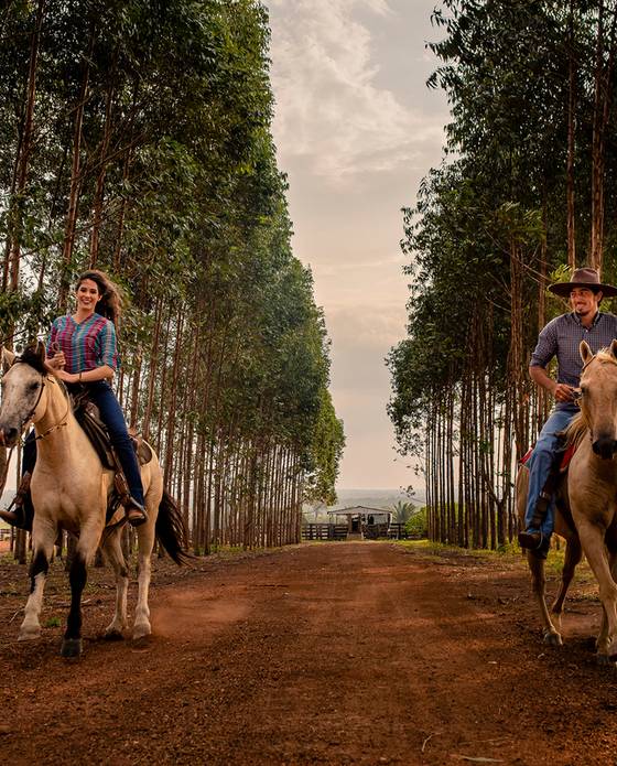 Ensaios Pré-Casamentos  de Ensaio de Casal com Cavalos - Ana Carolina e FIlipe