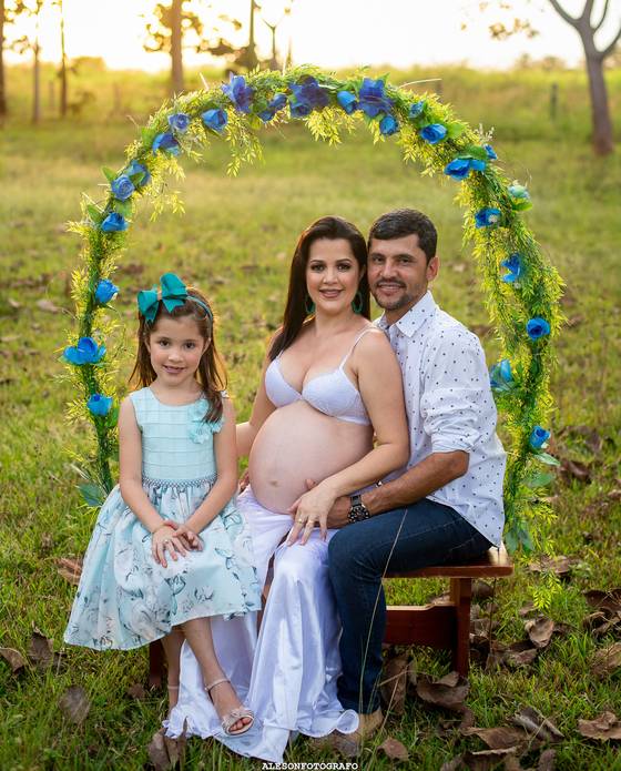 Gestantes de Paulinha e Edivaldo - A doce espera de Theo