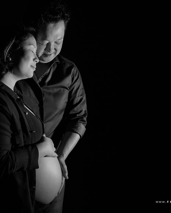 gestante de Ensaio de Gestante | Lifestyle + Estúdio | Dayana + Marcelo = Júlia