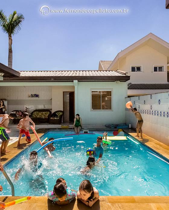 aniversário infantil de Festa de aniversário infantil | Pool Party do Matheus