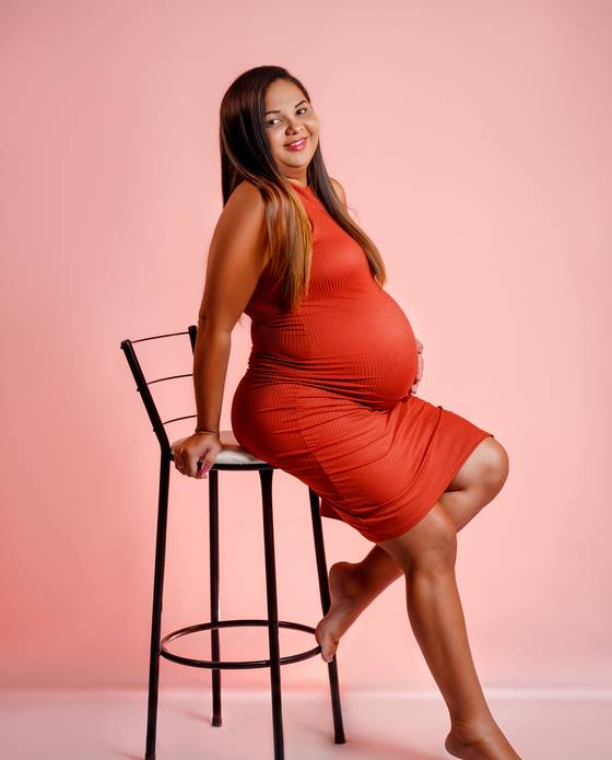 Ensaio Gestante de Ensaio Gestante Carine