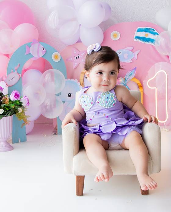 Cake Smash de Paloma 1 Aninhos 