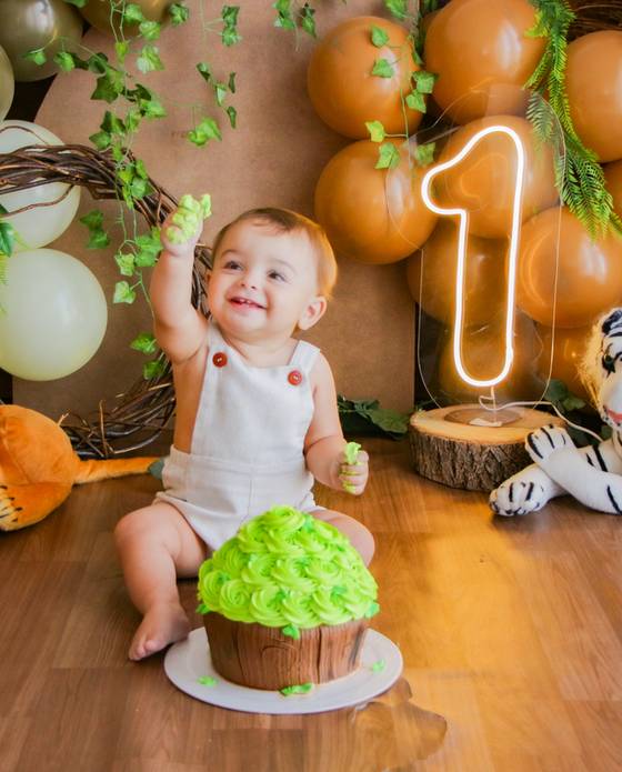 Cake Smash de Arthur 1 aninho