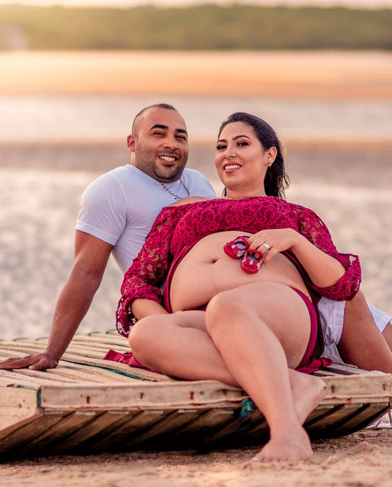 Ensaio Gestante de Doce Espera por Pérola - Lidiane & Thiago