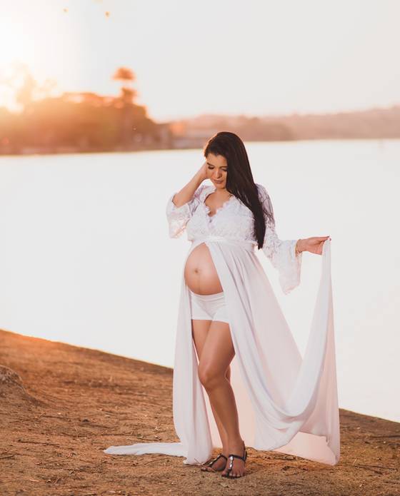 Gestante de Ensaio gestante Kamila