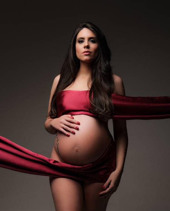 Gestante de À espera da Jade - Ensaio Gestante