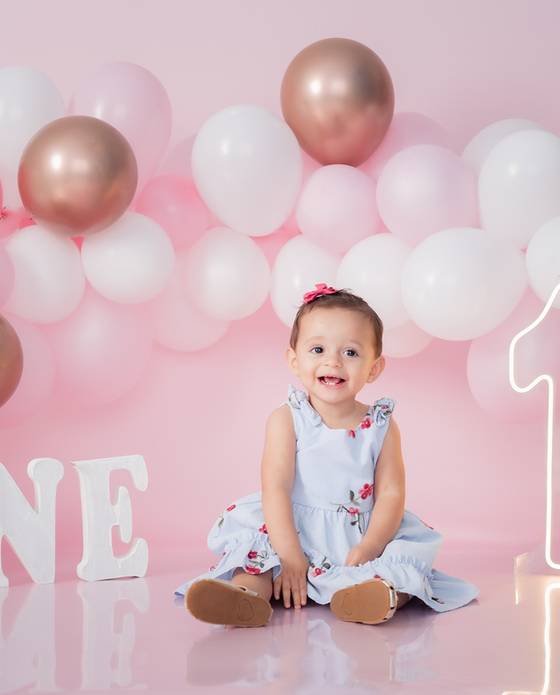 Kids de Elisa  Faz  1 ano -Ensaio