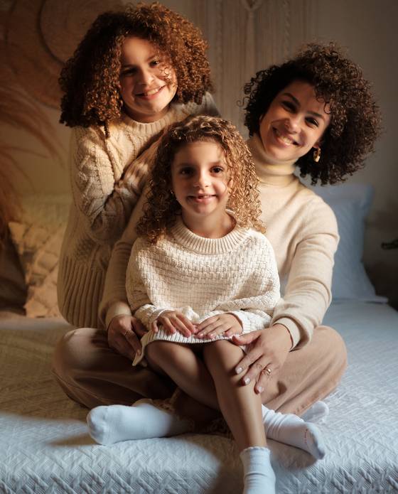 Família de Jessica e  Filhas 