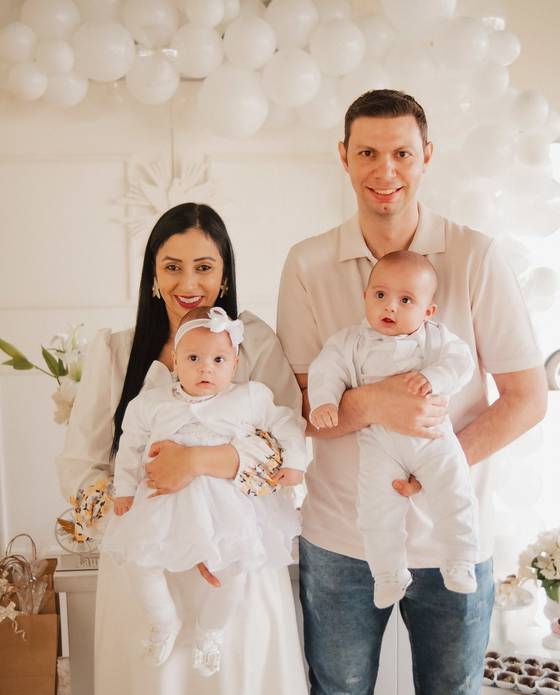 Batizado de Laura Maria e José Pedro- Meu Batizado