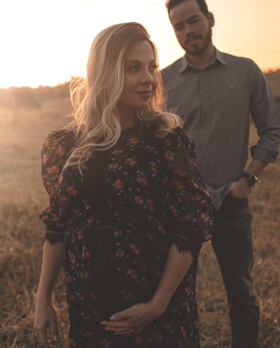 Gestante de Raquel e Oswaldo - A espera do Miguel