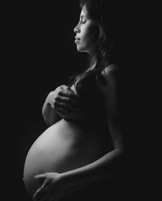 Gestante de Ensaio de Gestante - Sandra
