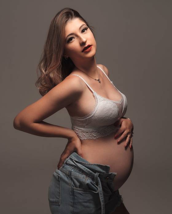 Gestante de À Espera da Isabela - Giovana e Wilian