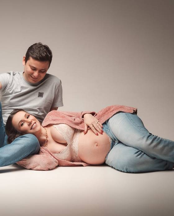 Gestante de Ensaio de Gestante - Gisele e Gabriel