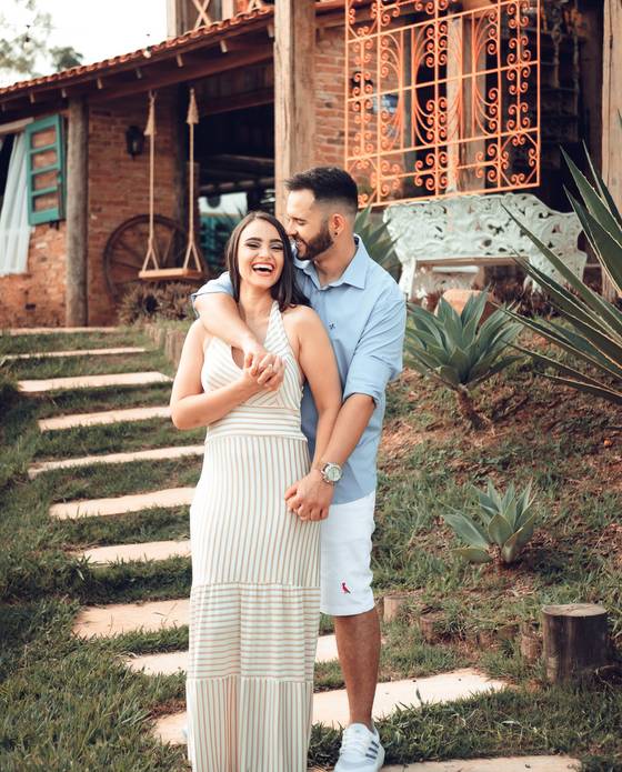 Ensaio de Casal de Pre Wedding - Flávia e Gabriel