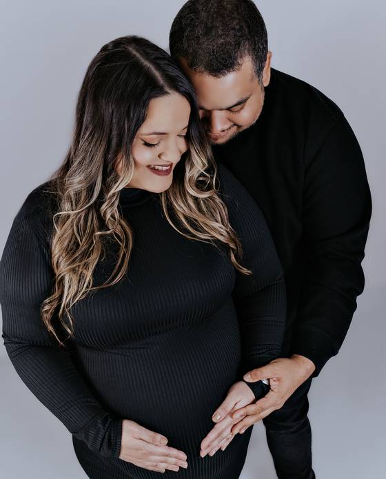 Ensaio Gestante de A espera do Vicente