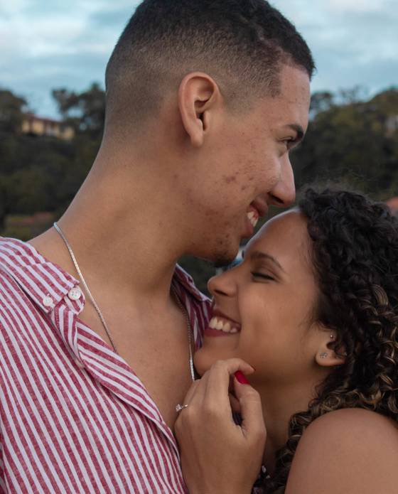 Casal de Fabiane e Danilo