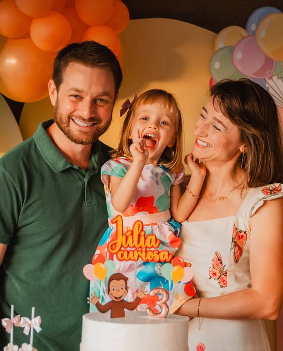 Infantil de Os 3 anos da Júlia