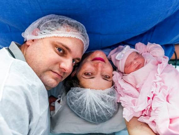 Parto Cesárea de Nascimento Maria Luisa