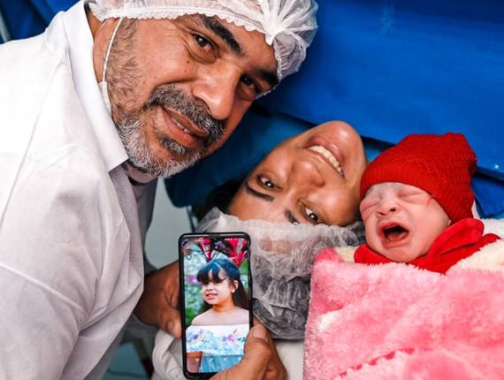 Parto Cesárea de Nascimento Izabelly