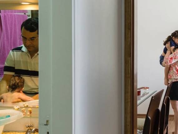 Família de Família Piva Lima - Ensaio em Casa