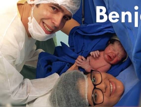 Parto Cesárea de Nascimento Benjamin