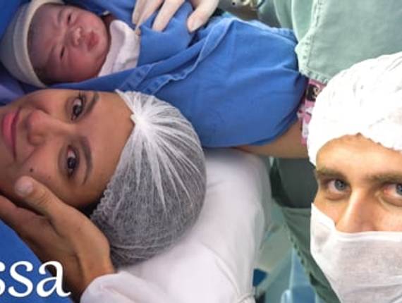 Parto Cesárea de Nascimento Melissa