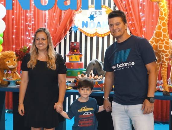 Aniversário Infantil de 4 Anos Noah