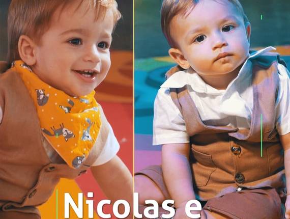 Aniversário Infantil de 1 Aninho Nicolas e Theodoro