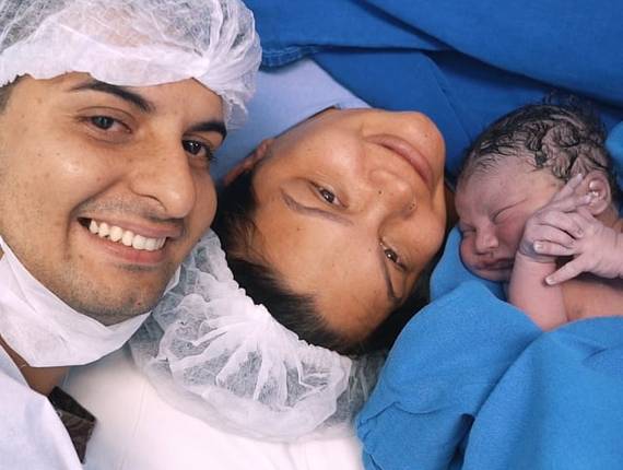 Parto Cesárea de Nascimento Arthur 