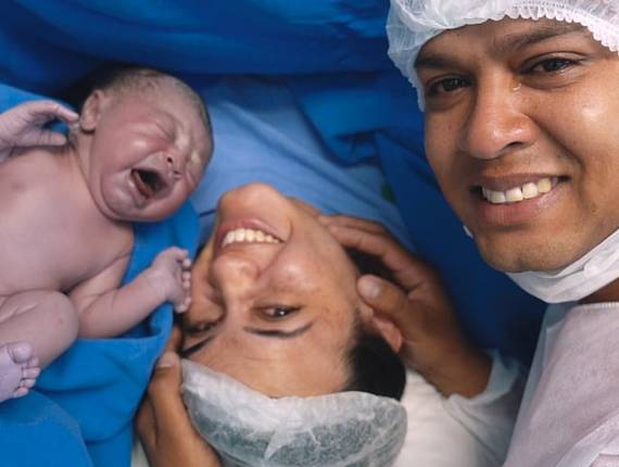 Parto Cesárea de Nascimento Isabela