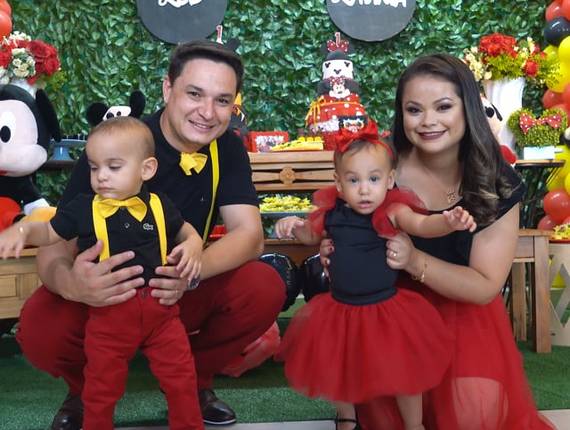 Aniversário Infantil de 1 Aninho Léo e Lavínia