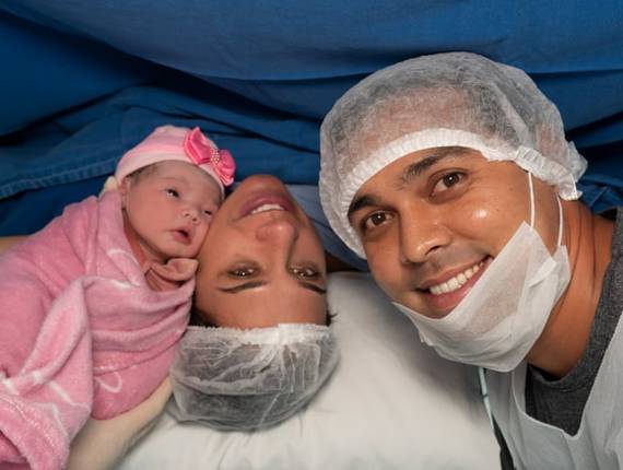 Parto Cesárea de Nascimento Maria Luísa