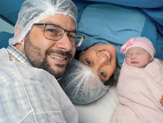 Parto Cesárea de Nascimento Clara