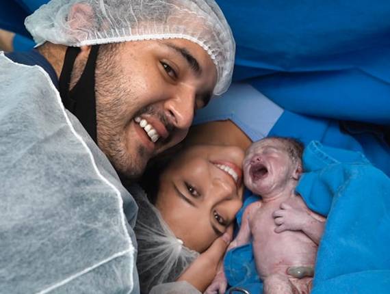 Parto Cesárea de Nascimento Luísa