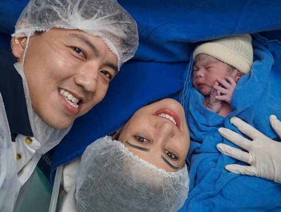 Parto Cesárea de Nascimento Caio Yudi