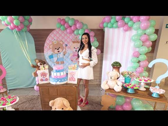 Chá de Bebê / Revelação de Chá Revelação Lara