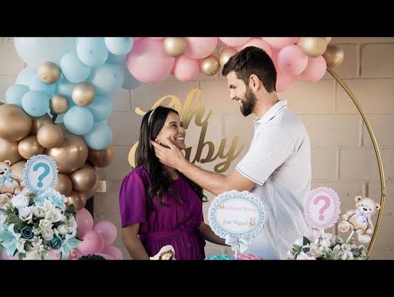 Chá de Bebê / Revelação de Chá Revelação Gianna Maria