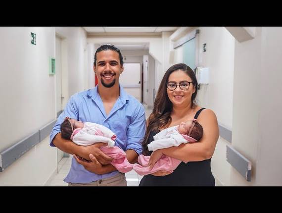 Parto Cesárea de Nascimento Alice e Antonela