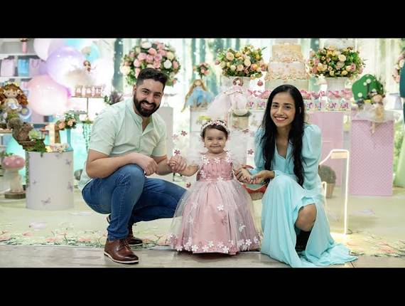 Aniversário Infantil de 1 Aninho Valentina