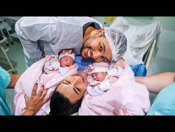 Parto Cesárea de Nascimento Lorena e Alice