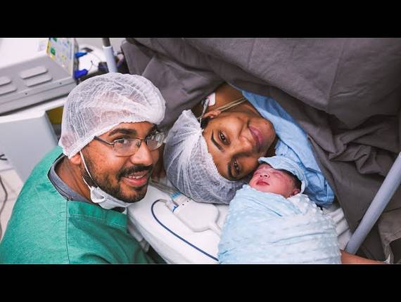 Parto Cesárea de Nascimento Gael 