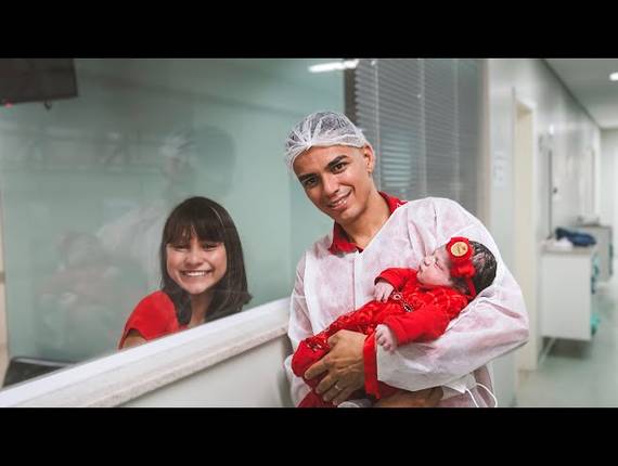 Parto Cesárea de Nascimento Grazyella 